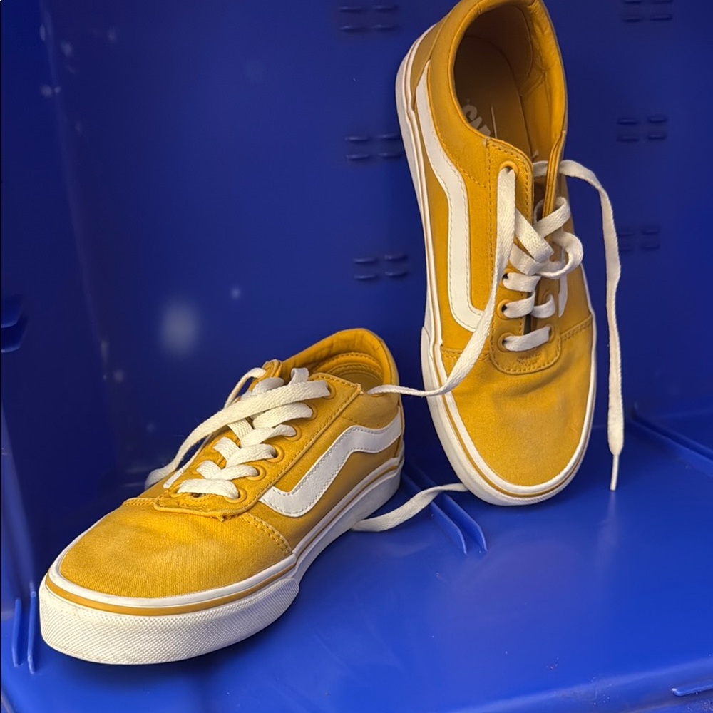 Vans Mustard Sneakers with White Details